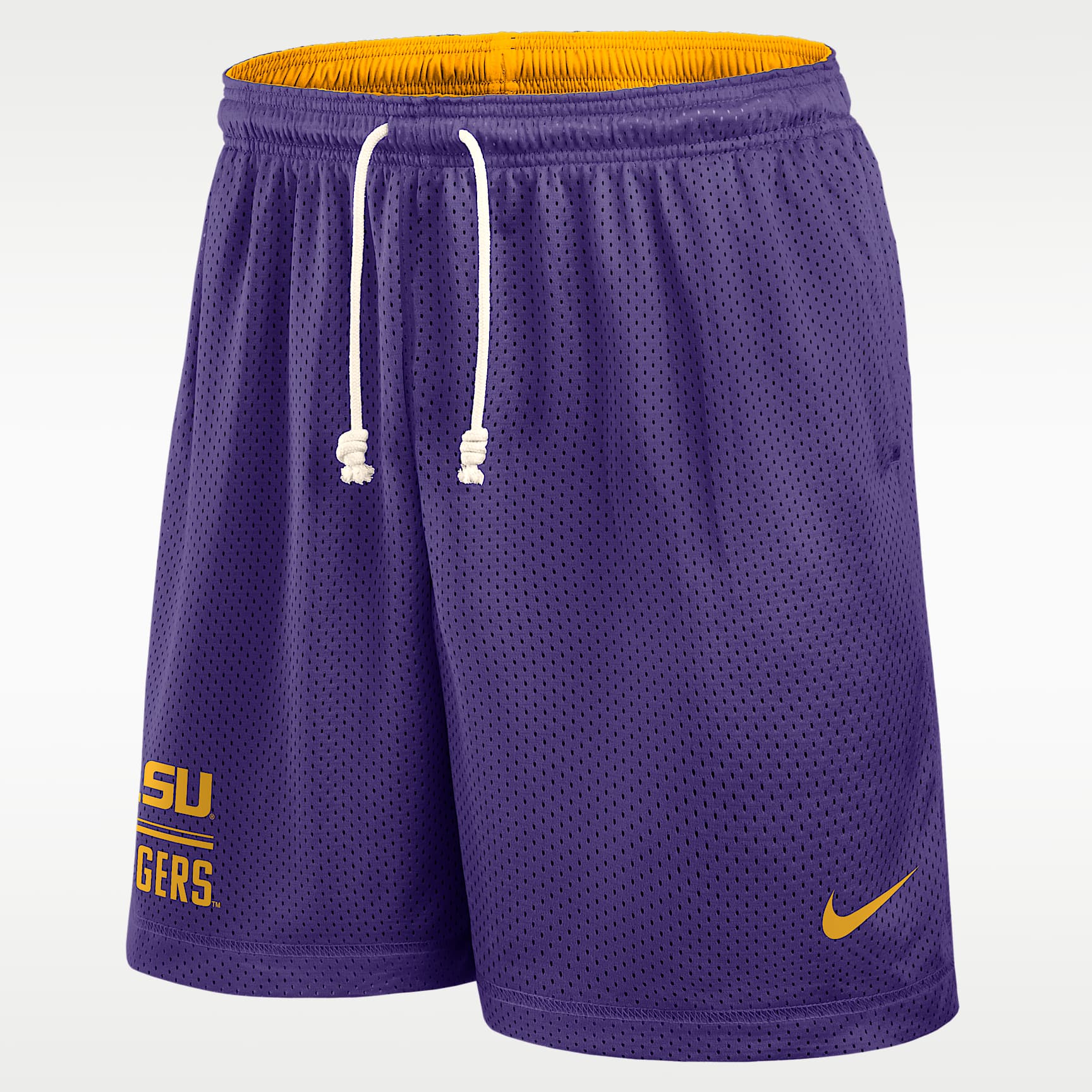 LSU Courtside Men's Nike Dri-FIT College Reversible Shorts. Nike.com